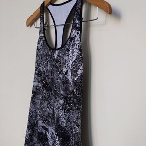 Fabletics Monochrome Splatter Tank Top